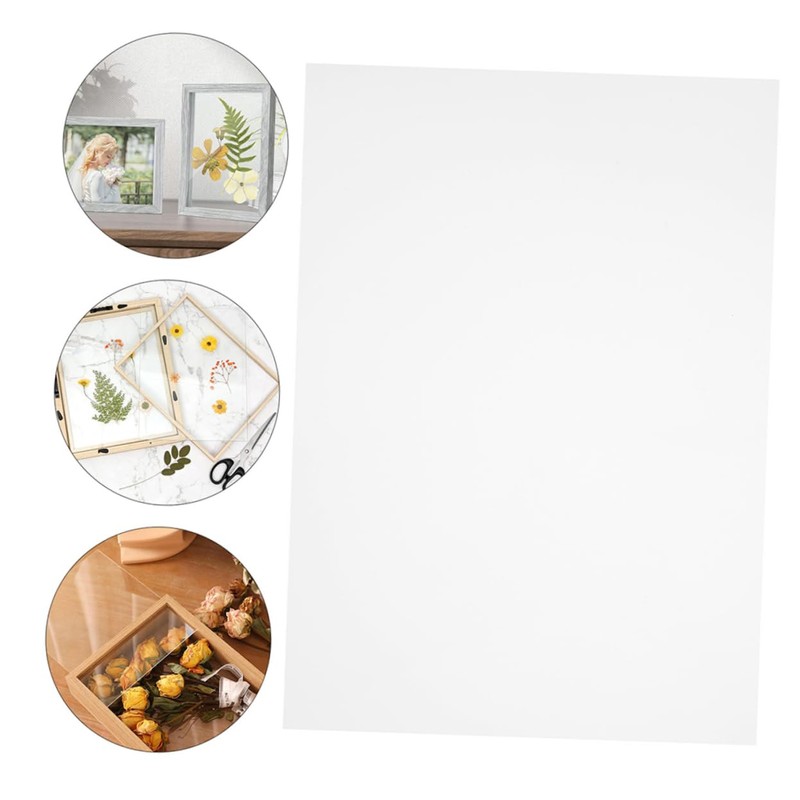 Gatuida 10 Pack Transparent Plastic Sheets Thin Plastic Sheets for