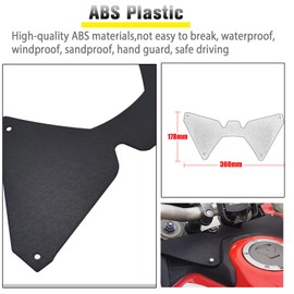 Midimttop Forkshield Updraft Reduces Vibrations Wind Deflector Front Fuel Cap Fits Ho&n&da Africa Twin CRF1000L CRF 1000L Accessories 2016 2017 2018 2019