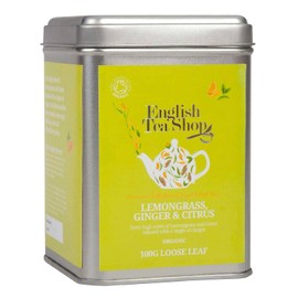 ETS Lemongrass Ginger and Citrus Fruits, Organic, Loose Tea, 100 g Tin