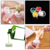 20 Pieces Small Clear Round Travel Sample Jar Pots for