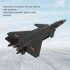 Metal Plane Model Crafted with Stand Accessories Decorative Alloy Metal