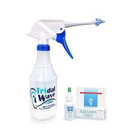 Ear Washer System - Home Solution for Safely Removing Built-Up Earwax and Preventing Future Earwax Buildup - Made by Tridal Wave (Tridal Wave & Earwax Removal Drops)