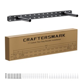 1pc Floating Shelf Hardware Heavy Duty Hidden Shelf Brackets Support,Wall Mounting Invisible Floating Shelves Bracket Without Jig (18" x 8" x 1.5")