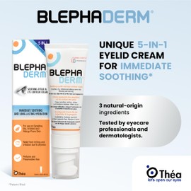 BlephaDerm® Soothing Eyelid and Eye Contour Cream - Soothes, Protects, Repairs, Moisturises And Reduces Puffiness - for sensitive, dry, irritated, skin around the eye area. 40ml