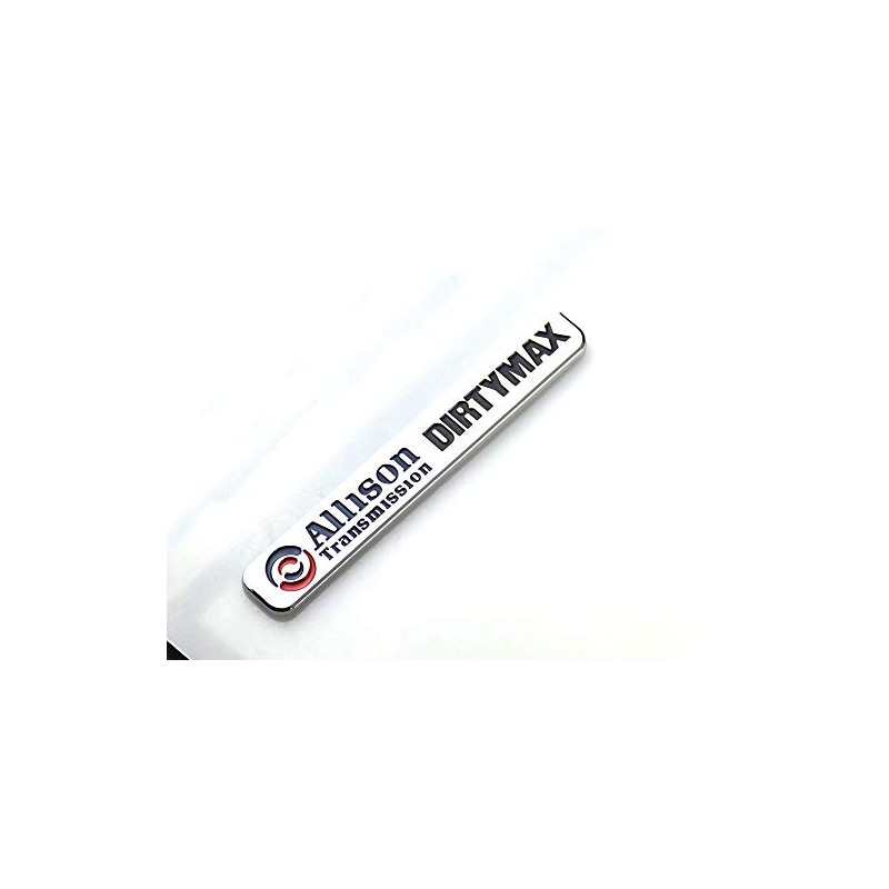 Pair Set Dirtymax Allison Transmission Emblems Badge Sticker Replacement For
