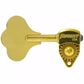 Hipshot NEW (1) Hipshot USA HB6 1/2" Ultralite® Bass Tuning TREBLE Side Clover Key, GOLD