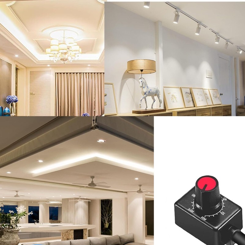 VISSQH 1 pcs DC 0/1-10V Mini Controller Rotary Switch PWM