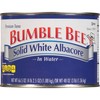 Bumble Bee Solid White Albacore Tuna in Water, 66.5 Ounce