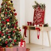 3 Rolls 90 Yard Christmas Satin Ribbon, 1 Inch Wide