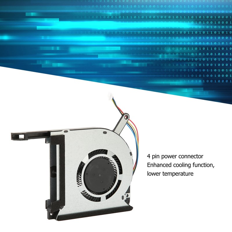 CPU GPU Fan, DC 5V 0.5A 4 Pin Laptop Fan