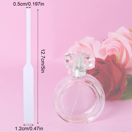 800Pcs Perfume Test Strips Paper Perfume Testing Strips Disposable Perfume Test Paper White Perfume Test Strips Essential Oils Test Card for Perfume Fragrances Scents Testing(800)