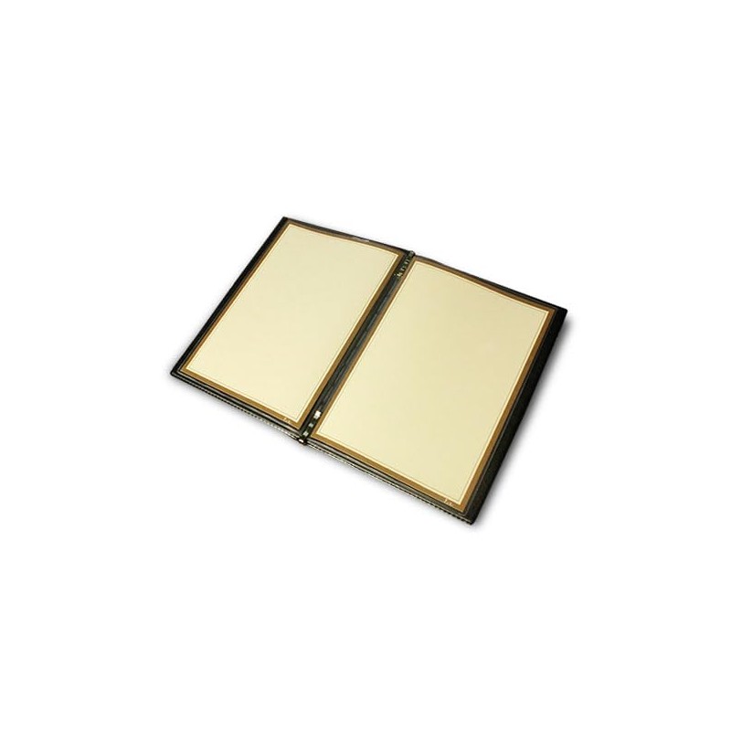 [B5 Size, 4 Pages] Leather Touch Menu (Pin Bound) MTLB-402