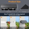 Solar Wall Lights Outdoor,8 PACK 3000/4000/6000K 3 Modes Up and