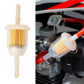 Small Engine Fuel Filter ，Gas Inline Fuel Filter Replacemen for Lawnmower Scooter Motorcycle ATV Quad Go Karts
