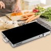 Courant Portable Electric Warming Tray with Adjustable Temperature Control, Ceramic-Glass