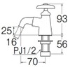 SANEI Y52J-13 Universal Home Standing Faucet for Lavatory Water Discharge