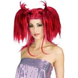 Rubie's Costume Lipstick Diva Wig, Deep Red, One Size