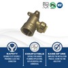 2 Pcs. XFITTING 1/2" Push Fit x 3/4" Female NPT