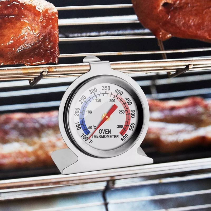 Mercader Digital 2 Pzs Termómetro Horno Acero Inoxidable Cocina Profesional