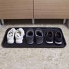 LS-LebenStil Shoe Drip Tray, Black, 60 x 40 cm, Shoe
