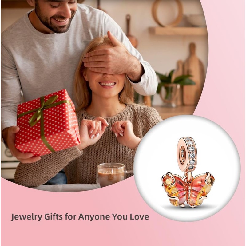 TCZNAF Blue Charms Travel Sea Animals Summer Bead Pendant for