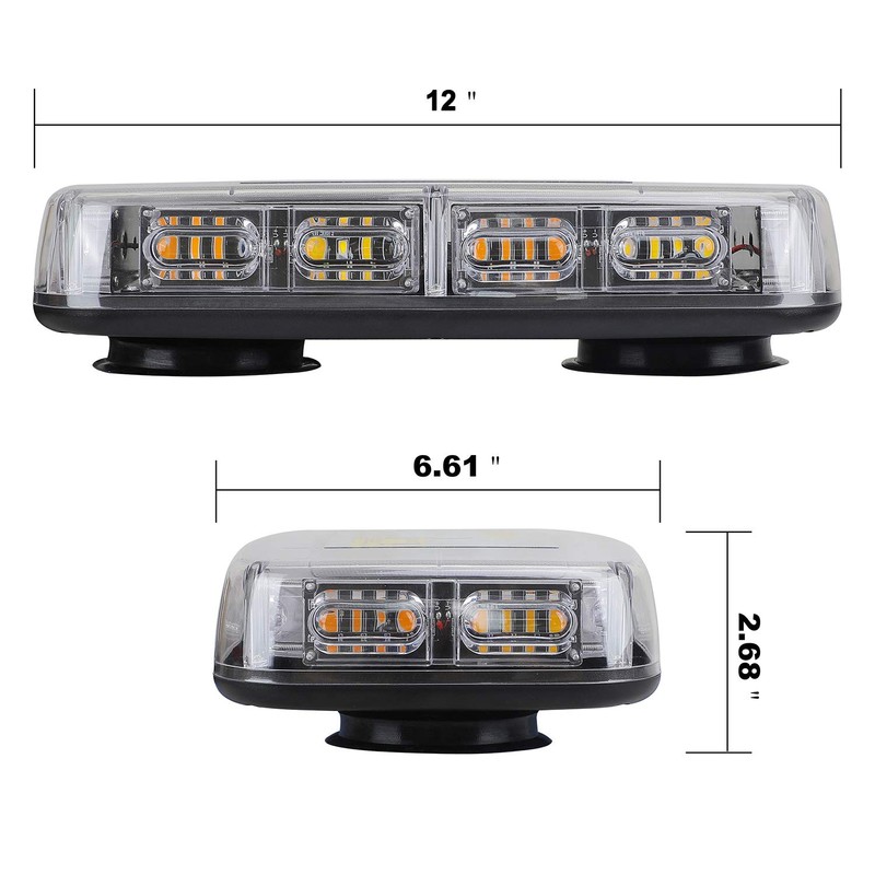 ASPL 48LED Roof Top Strobe Lights, High Visibility Emergency Safety