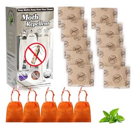 Natural Moth Repellent Pouches - 15 Pack for Home Protection