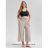 ODODOS Women's Wide Leg Palazzo Lounge Cropped Pants with Pockets