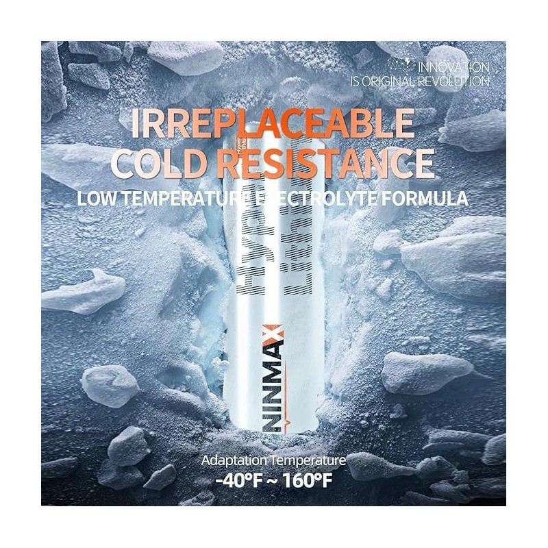 NINMAX® Hyper Lithium AA Batteries 4 Pack, 1.5V Longest Lasting