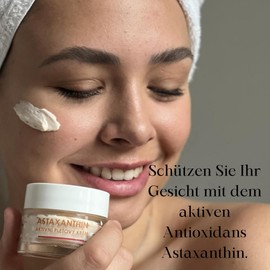 green idea - Nourishing day cream, anti-ageing cream with astaxanthin, wild rose oil, shea butter, panthenol and more, for dry skin, natural care for him and her, anti-wrinkle cream, 50 ml (1)