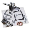 KUMEKA MS661 Crankshaft with Bearing Seals Pin Gaskets Assembly, silver
