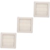 jojofuny 3pcs Dryer Vent Cover External for Home Prevents Rain