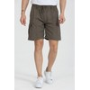 Kendindza Men's Cargo Shorts with Pockets, Zip and Drawstring -