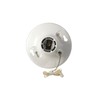 Leviton R50-08827-CW4 1-Piece Top Wired Lamp Holder with Pull Chain,