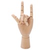 Wooden Hand Rotation Joint Professional Hand Model Various Shapes Wooden
