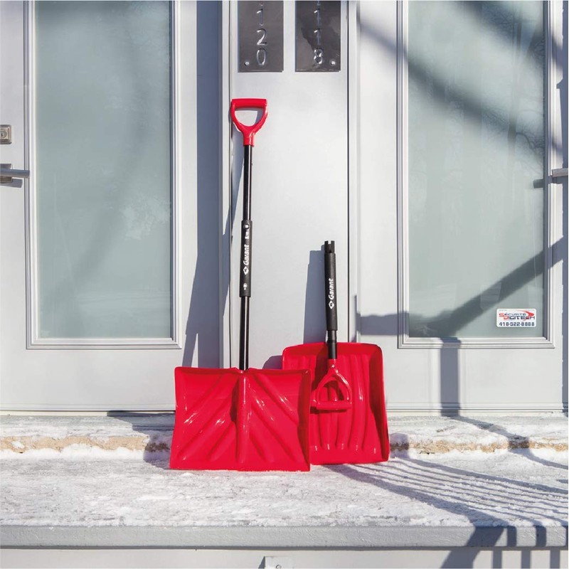 Foldable snow shovel,13.9 in. poly blade