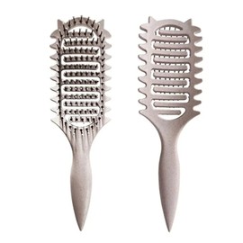 Premium Hair Styling Brush Massage Comb Two-piece Comb Brush BlackWFLOP6N / 프리미엄 헤어 스타일링 브러쉬 마사지 빗 투피빗 브러시 블랙WFLOP6N