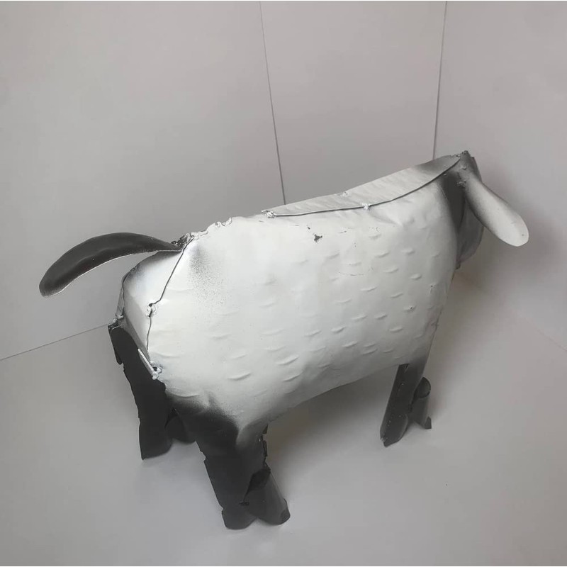 Decorative Rustic Metal Sheep - Metal Art