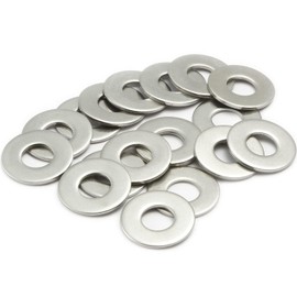 20 Pcs M8 Washers, M8 x 20mm Metal Flat Penny Washers Thickness 1.5mm- A2 304 Stainless Steel Washers, Large OD Plain Wide Metal Washers, Round Flat Spacer Repair Washer for Screws Bolts