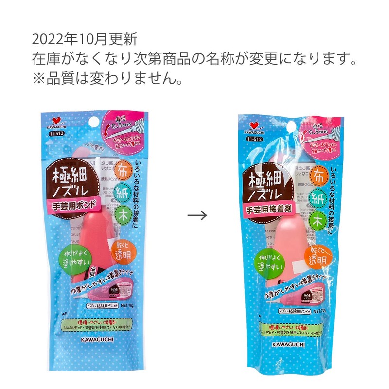 KAWAGUCHI very fine nozzle Handicraft for bond 70g 11-512