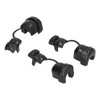 100Pcs Nylon Wire Grommet Strain Relief Bushing Electric Cable Fixing