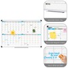 XBoard Magnetic Calendar Whiteboard 36" x 24", 4 Months Calendar