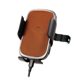 Course Motorsports Direct Fit Phone Mount - Nissan Armada (2008-2015) Cradle Head - Charging Auto Closing (Tan) Right