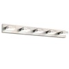 MKBNG 5-Light Modern Bathroom Vanity Light Fixtures, 40-Inch 350° Rotatable