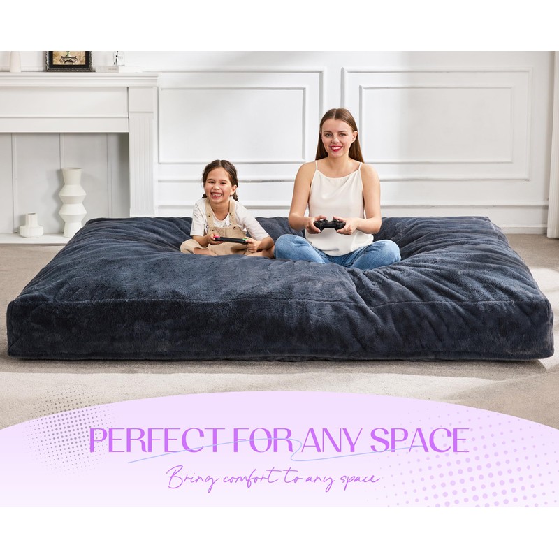 Hobestluk Bean Bag Chair Convertible Beanbag Chairs for Adults, Large