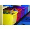 Storex Extra Large Yellow Book Bins Interlocking Organizer 6 Pack