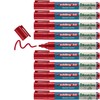 edding 31 EcoLine flipchart marker - red - box of