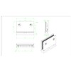 Heavy Duty Shower Glass Door Hinge,Solid One-Piece Precision Cast with