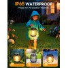 KOOPER Metal Solar Lanterns Outdoor Waterproof, 2 Pack Brighter Hanging