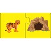 Animal Adventure Puzzles Home Sweet Home: Ten 2-Pieces Jigsaw for